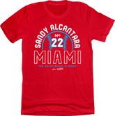 Sandy Alcantara MLBPA T-shirt red In The Clutch